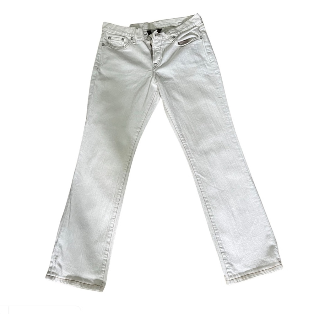 Lucky Brand white flare jeans size 6
